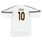 Maillot Real Madrid Domicile 2003 2004 Figo Manches Longues