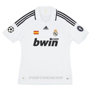 Maillot Real Madrid Domicile 2008 2009 Nistelrooy