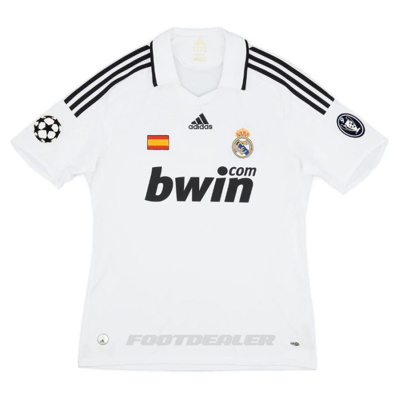 Maillot Real Madrid Domicile 2008 2009 Nistelrooy