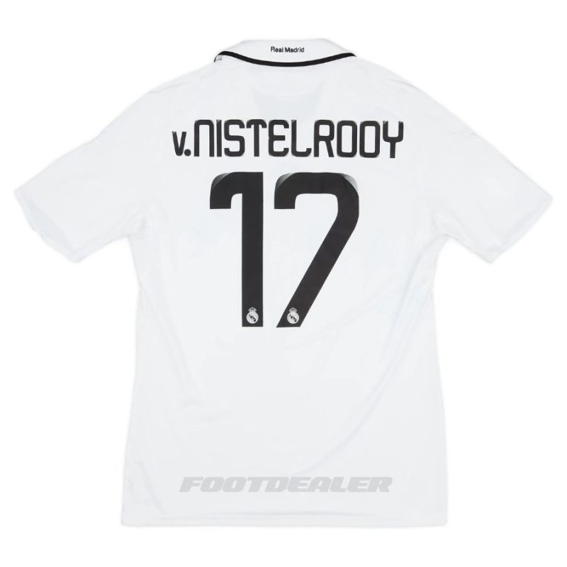 Maillot Real Madrid Domicile 2008 2009 Nistelrooy