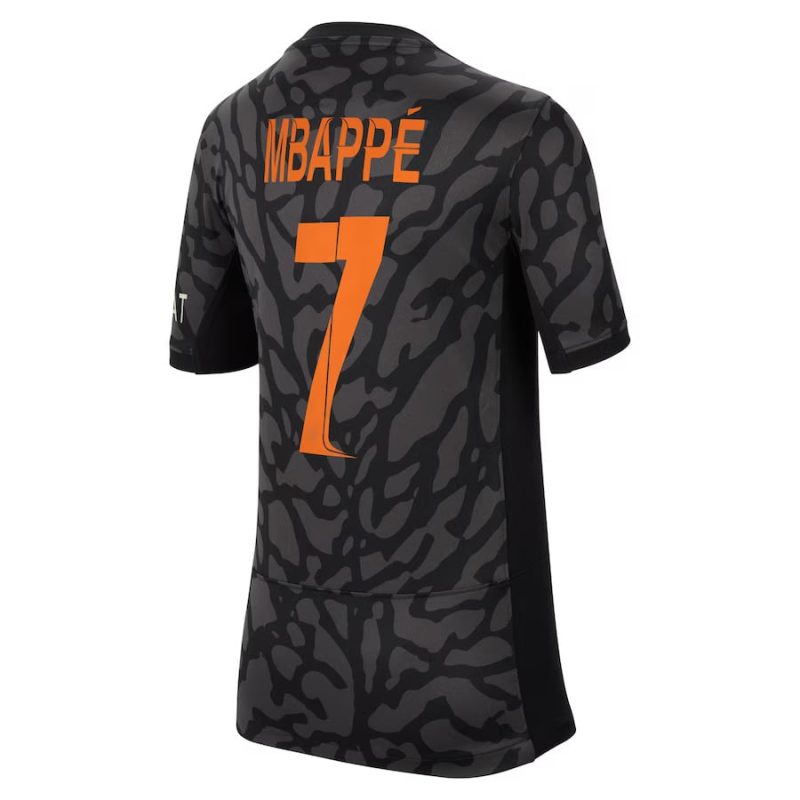 MAILLOT KIT ENFANT PSG THIRD 2023 2024 MBAPPE – Image 5