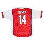 Maillot Arsenal Domicile 1998 1999 Henry