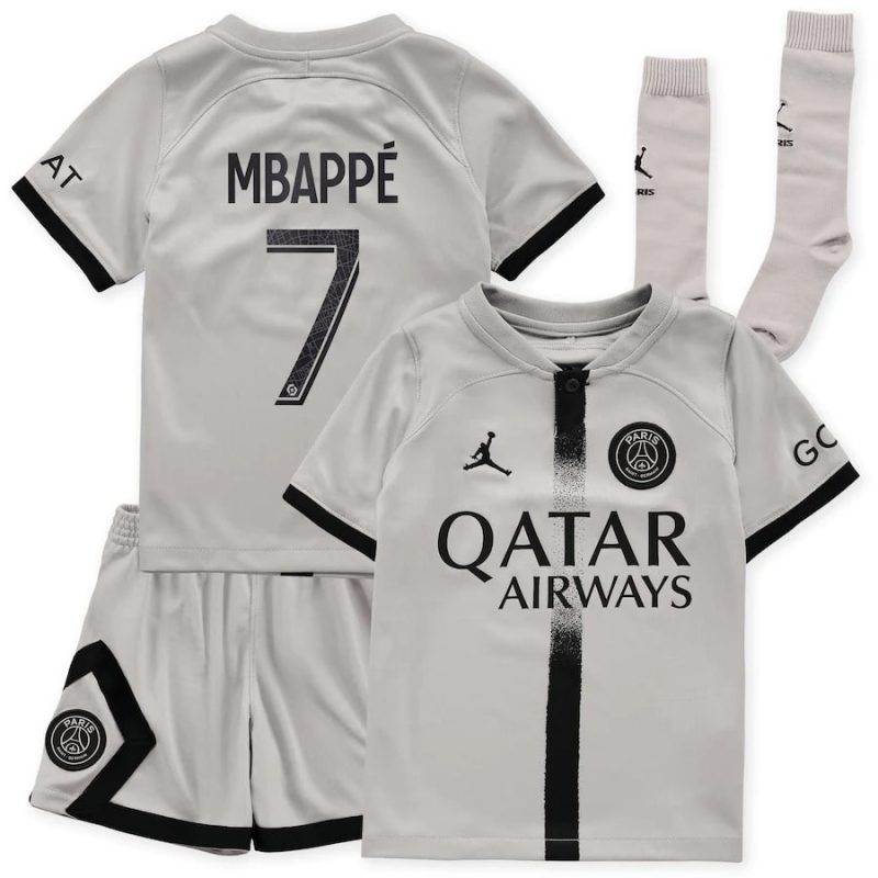 Maillot Enfant PSG Jordan Exterieur Mbappe 2022 2023