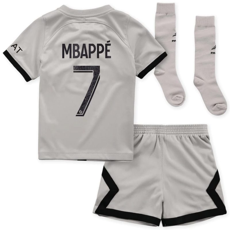 Maillot Enfant PSG Jordan Exterieur Mbappe 2022 2023 – Image 2