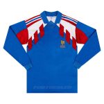 Maillot Equipe de France Domicile 1990 1992 Manches Longues