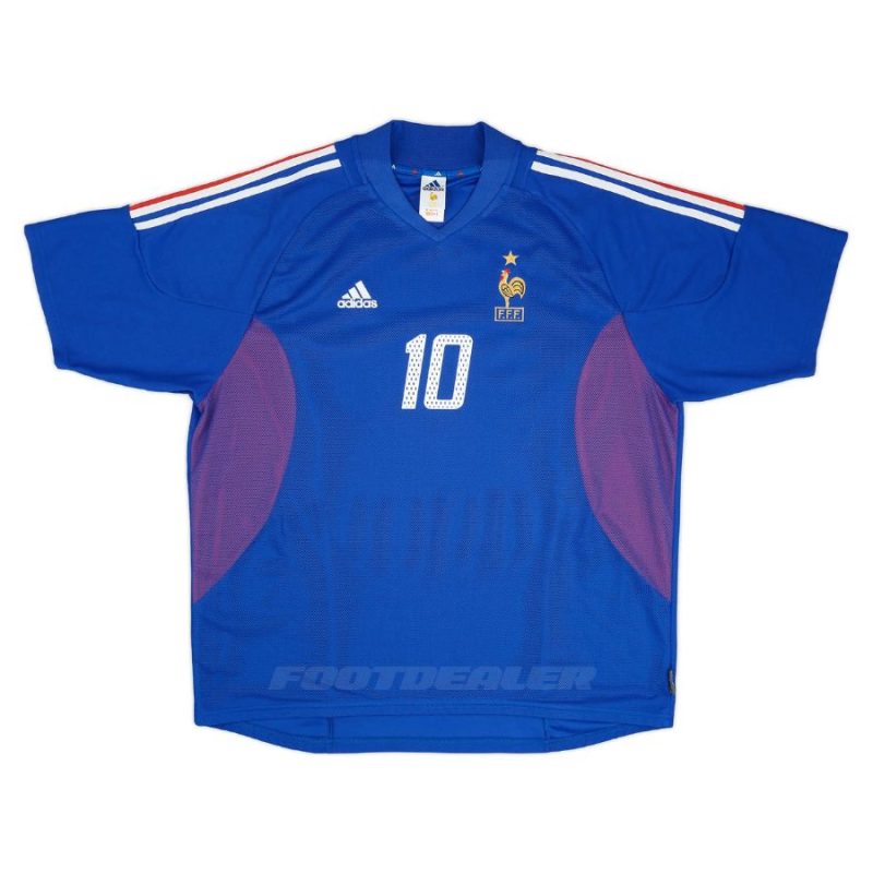 Maillot Equipe de France Domicile 2002 2004 Zidane