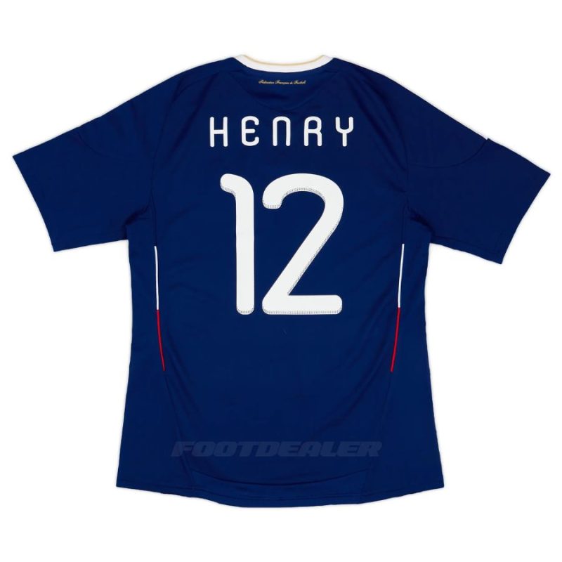 Maillot Equipe de France Domicile 2009 2010 Henry