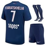 Maillot Kit Enfant PSG Domicile 2024 2025 Kvaratskhelia