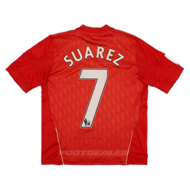 Maillot Liverpool Domicile 2010 2012 Suarez