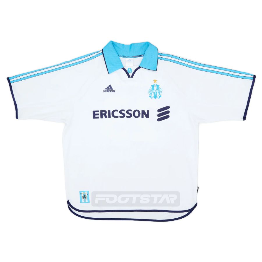 Maillot OM Marseille Domicile 1998 1999 Gallas