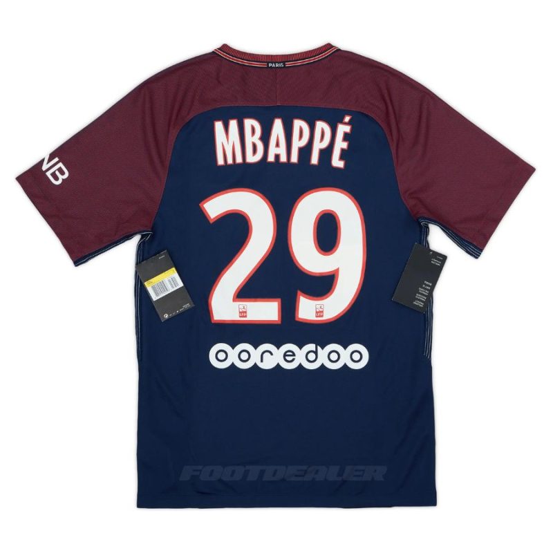 Maillot PSG Domicile 2017 2018 Mbappé