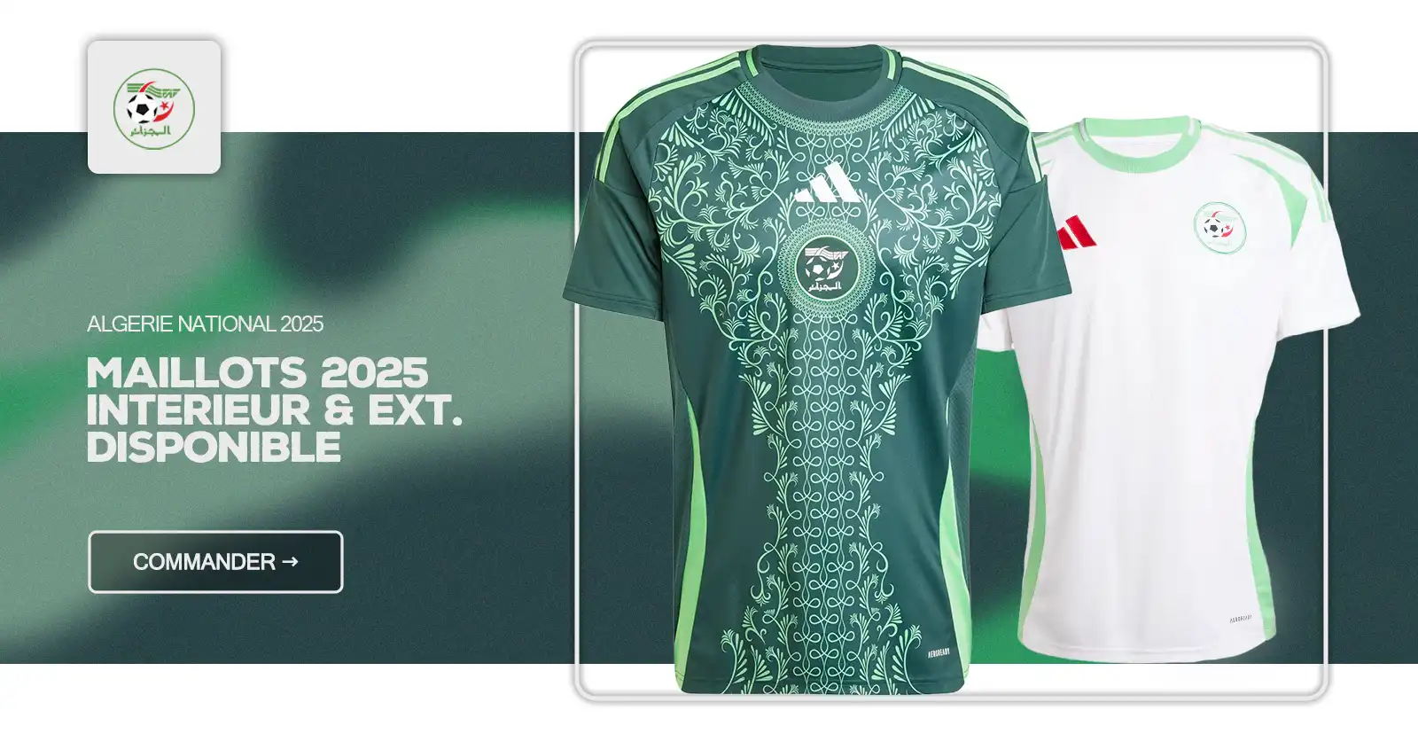 maillots de foot algerie