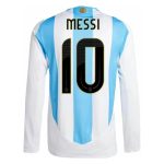 Maillot Argentine Domicile 2024 2025 Messi Manches Longues