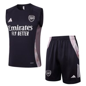Debardeur Short Arsenal 2024 2025 Noir Sombre