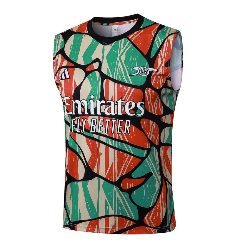 Debardeur Short Arsenal 2024 2025 Rouge Vert