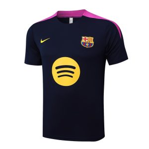 Ensemble Maillot Short Barca 2024 2025 Bleu Rose