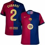 Maillot Barca Domicile 2024 2025 Cubarsi New Sponsor