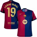 Maillot Barca Domicile 2024 2025 Lamine Yamal New Sponsor