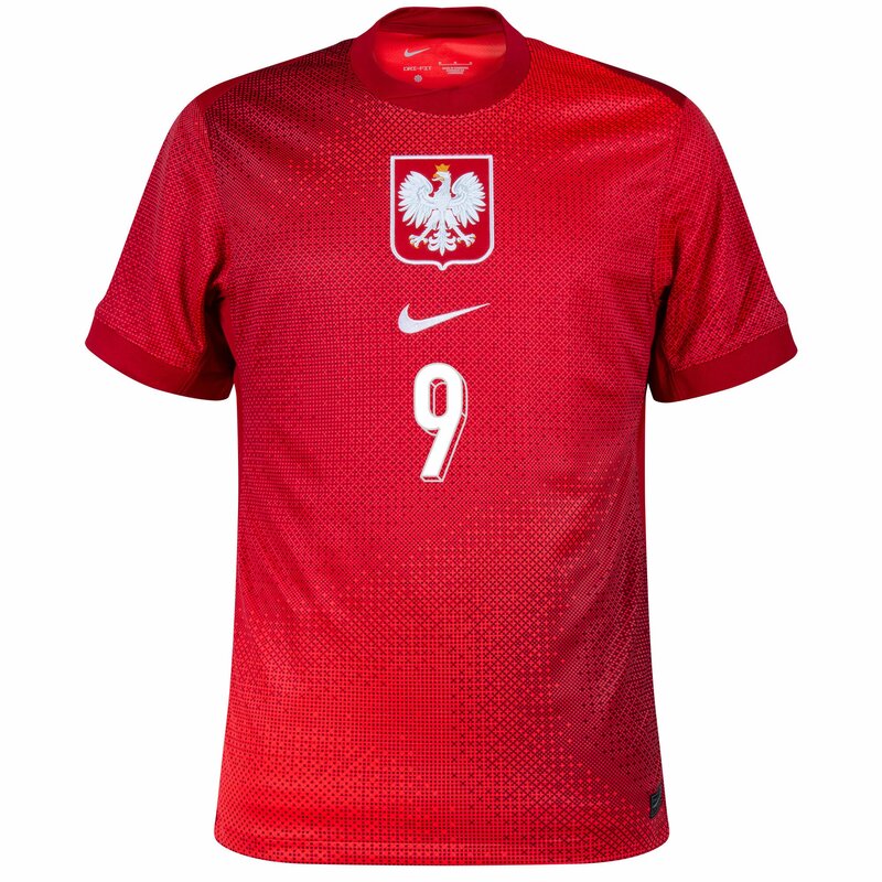 Maillot Pologne Exterieur 2024 2025 Lewandowski
