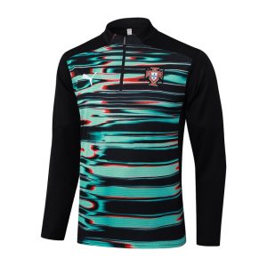 Survetement Portugal Training 2024 2025 Vert Noir