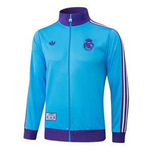 Survetement Real Madrid Veste 2024 2025 Bleu Ciel