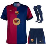 Maillot Kit Enfant Barca 2024 2025 Domicile New Sponsor