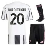 Maillot Kit Enfant Juventus Domicile 2025 2026 Kolo Muani