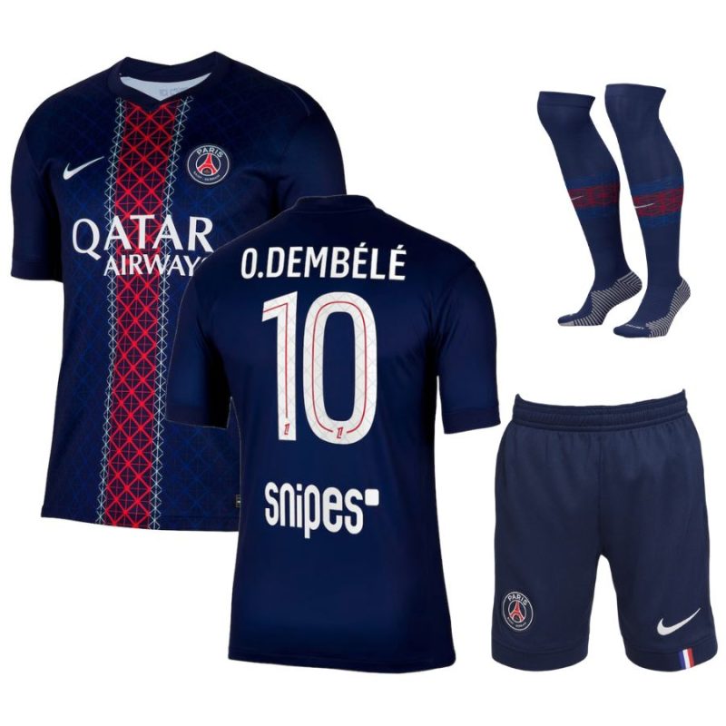 Patch PSG Dembélé Mbappé Marquinhos Patch Flocage Officiel PSG 2025-2026 - Dembélé, Monblason, Doué, Marquinhos... - Neuf Sans Emballage Patch Velcro Militaire