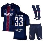 Maillot Kit Enfant PSG Domicile 2025 2026 Zaire Emery