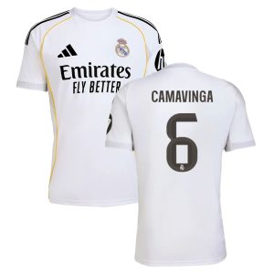 Maillot Real Madrid Domicile 2025 2026 Camavinga