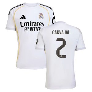 Maillot Real Madrid Domicile 2025 2026 Carvajal