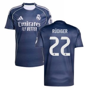 Maillot Real Madrid Exterieur 2025 2026 Rudiger