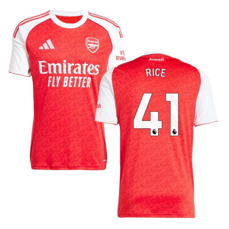 Arsenal Kit Back Rice Arsenal Heimtrikot 2025 2026 Rice | Foot Star