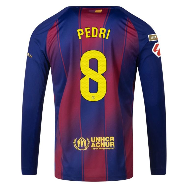 Flocage officiel - Barcelone, Pedri, 2024/2025, extérieur LDC