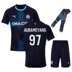Maillot Kit Enfant OM Exterieur 2025 2026 Aubameyang