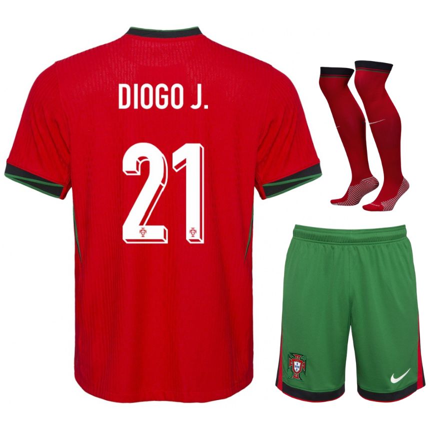 リバプール2024-2025 ユニフォーム 20 ジョタ(Diogo Jota) Liverpool Home Kit Kids Shirt 2024 2025 Diogo Jota | Foot Star