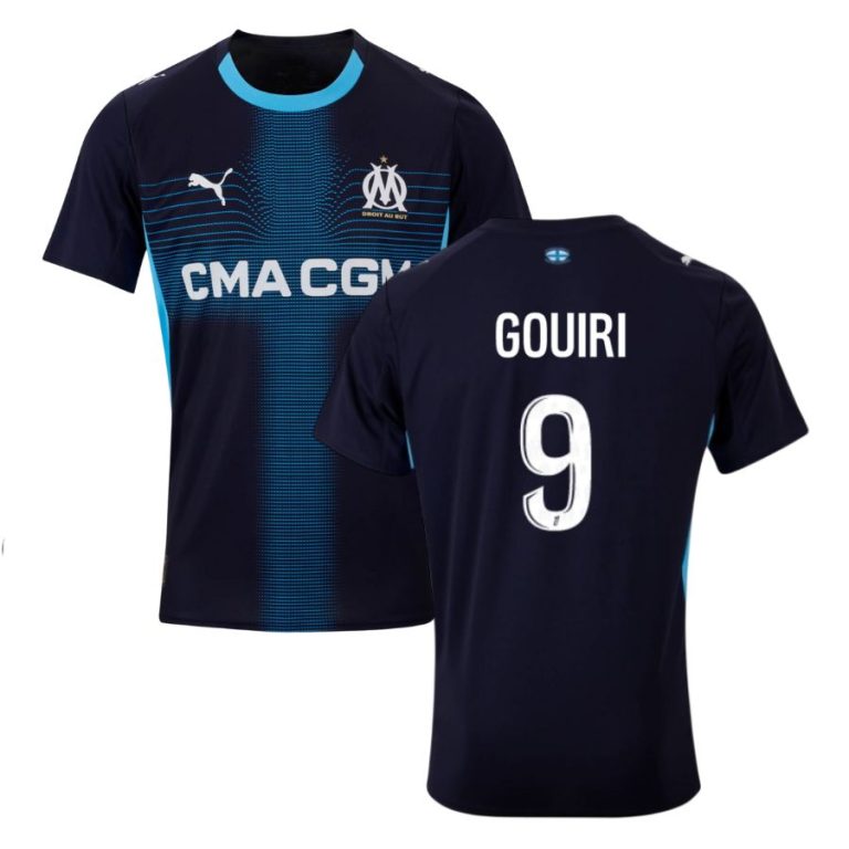 Maillot de foot vintage OM extérieur #5 L.Blanc 1997-1998