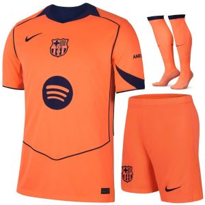Maillot Kit Enfant Barca 2025 2026 Third (1)