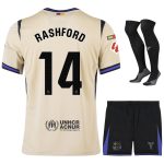 Maillot Kit Enfant Barca Exterieur 2025 2026 Rashford La Liga