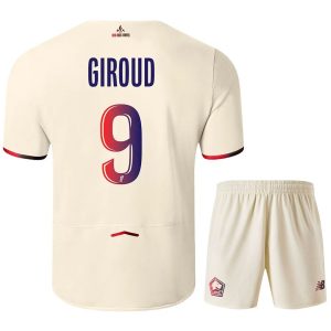 Maillot Kit Enfant LOSC Exterieur 2025 2026 Olivier Giroud (1)