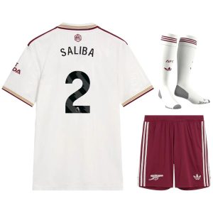 Maillot Kit Enfant Third Arsenal 2025 2026 Saliba