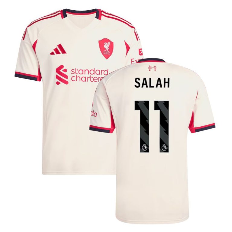 Maillot adidas Liverpool Extérieur 25/26 avec flocage M.Salah 11