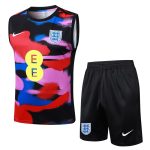 Debardeur Short Angleterre 2025 2026 Rouge Rose