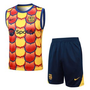 Debardeur Short Barca 2024 2025 Jaune Rouge