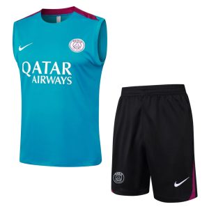 Debardeur Short PSG 2024 2025 Bleu Ciel