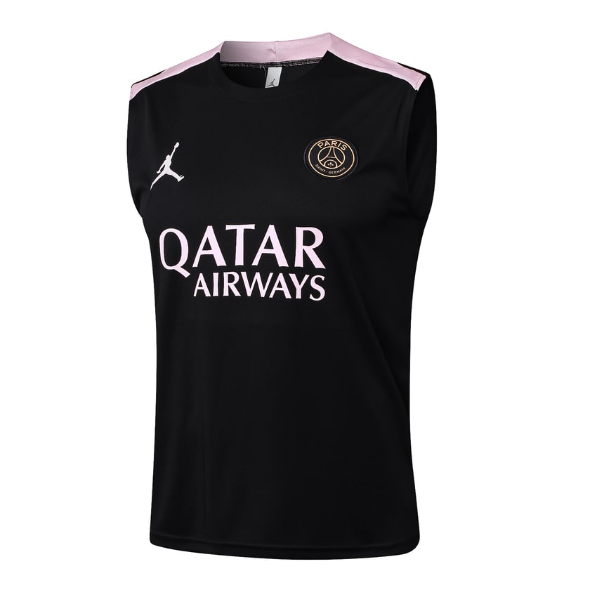 Debardeur Short PSG 2024 2025 Noir Rose