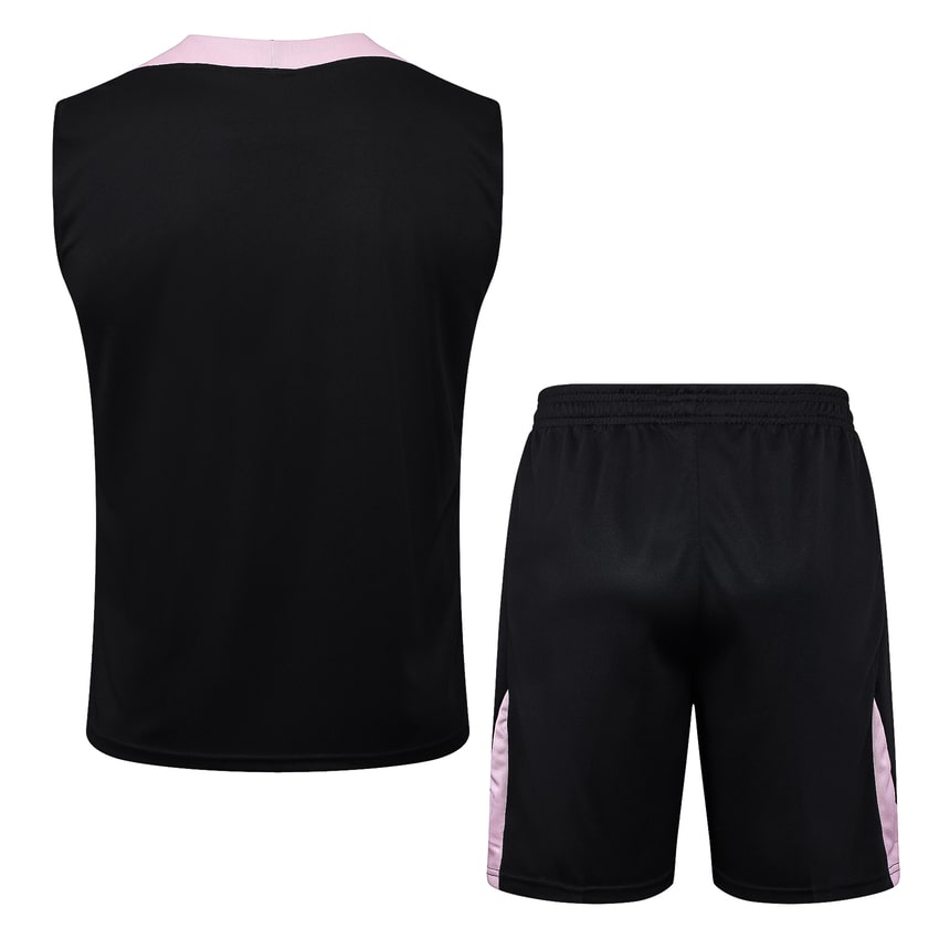 Debardeur Short PSG 2024 2025 Noir Rose