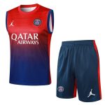 Debardeur Short PSG 2024 2025 Rouge Bleu
