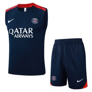 Debardeur Short PSG 2025 2026 Bleu Rouge