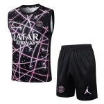 Debardeur Short PSG 2025 2026 Noir Rose